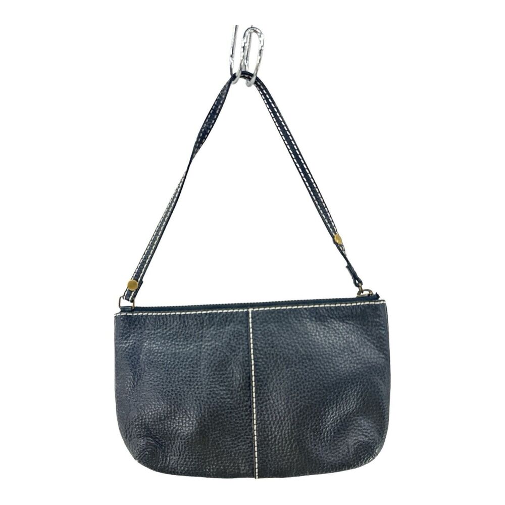 GAP Black Genuine Leather Wristlet